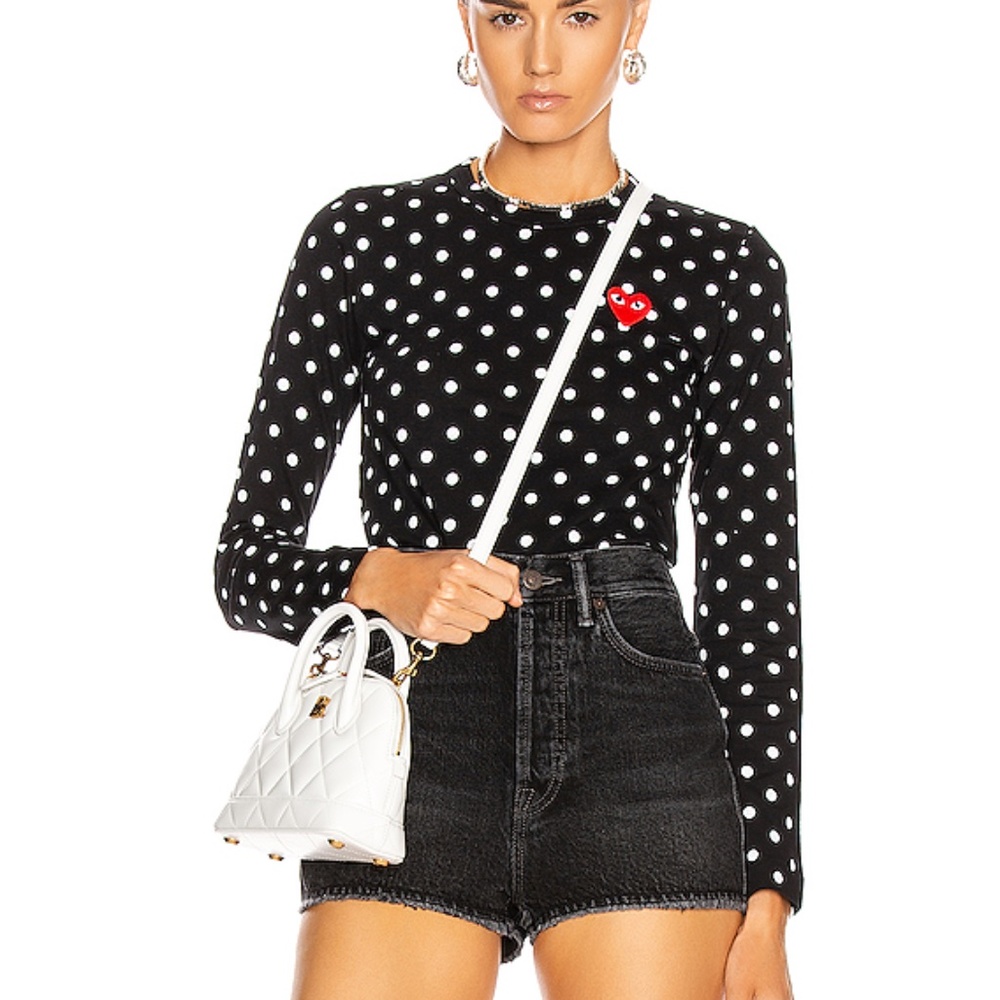 Comme Des Garçons PLAY Polka Dot Top